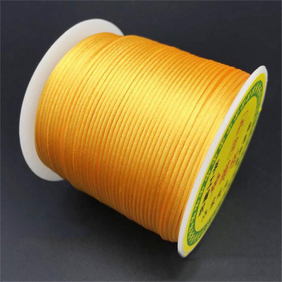 Livrare gratuită 55 m/rolă 1,5 mm culoare solidă nailon satinat chinezesc snur de înnodare mărgele șir frânghie pentru snururi de artizanat