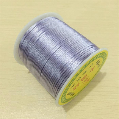 Livrare gratuită 55 m/rolă 1,5 mm culoare solidă nailon satinat chinezesc snur de înnodare mărgele șir frânghie pentru snururi de artizanat
