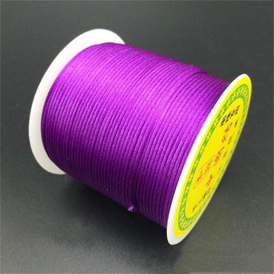 Livrare gratuită 55 m/rolă 1,5 mm culoare solidă nailon satinat chinezesc snur de înnodare mărgele șir frânghie pentru snururi de artizanat