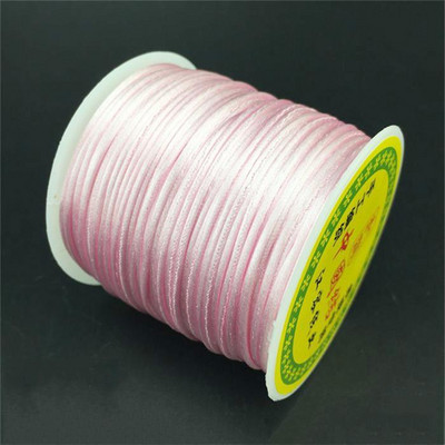 Livrare gratuită 55 m/rolă 1,5 mm culoare solidă nailon satinat chinezesc snur de înnodare mărgele șir frânghie pentru snururi de artizanat