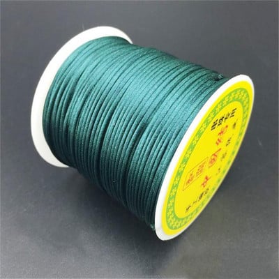 Livrare gratuită 55 m/rolă 1,5 mm culoare solidă nailon satinat chinezesc snur de înnodare mărgele șir frânghie pentru snururi de artizanat