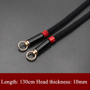 1 ks 130 cm - 140 cm polyesterové ploché lano, dekoratívne skrútené lano na ležérne športové nohavice, opasok, trenčkot, čiapku