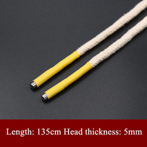 1 ks 130 cm - 140 cm polyesterové ploché lano, dekoratívne skrútené lano na ležérne športové nohavice, opasok, trenčkot, čiapku