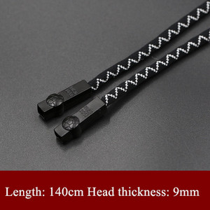 1 ks 130 cm - 140 cm polyesterové ploché lano, dekoratívne skrútené lano na ležérne športové nohavice, opasok, trenčkot, čiapku