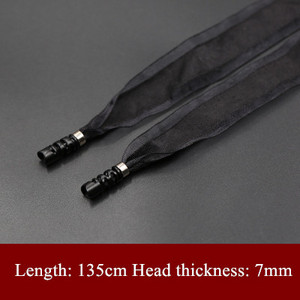 1 ks 130 cm - 140 cm polyesterové ploché lano, dekoratívne skrútené lano na ležérne športové nohavice, opasok, trenčkot, čiapku