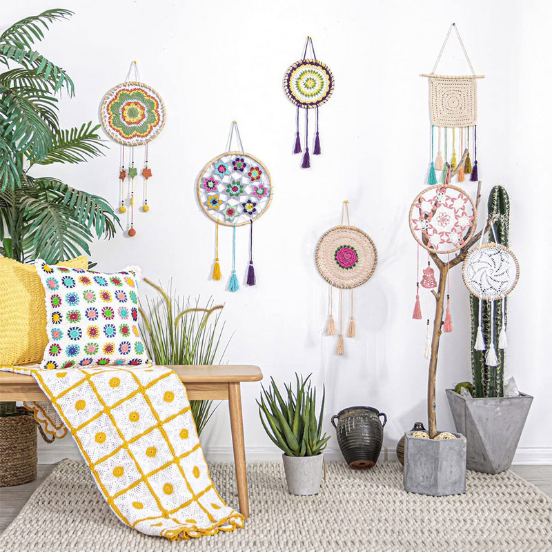 2mm 100M/Roll Φυσικό βαμβάκι Μακραμέ Σχοινί Βαμβακερό Σχοινί Πολύχρωμο βαμβακερό σχοινί DIY Craft Cord Χριστουγεννιάτικο υφασμάτινο ντεκόρ για το σπίτι γάμου