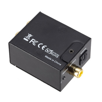 Най-нов аналогов към цифров ADC конвертор Оптичен коаксиален RCA Toslink аудио звуков адаптер SPDIF адаптер за Apple TV за Xbox 360 DVD