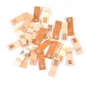 50kom Love Bear Vez Smeđe naljepnice za pribor za šivanje Torbe za njegu Oznake za odjeću Dječja odjeća Ručno izrađene DIY rukotvorine C2902