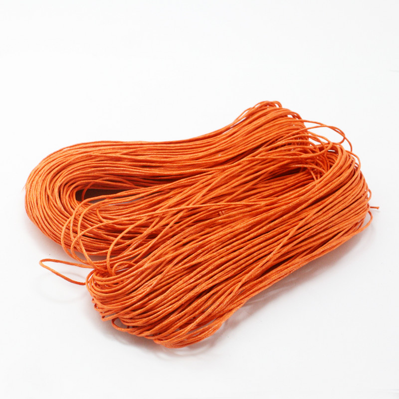 60 méter/tétel, 1 mm átmérőjű cérna pamut viaszos zsinór heveder nyaklánc kötél gyöngy ékszerleletek barkács karkötőhöz