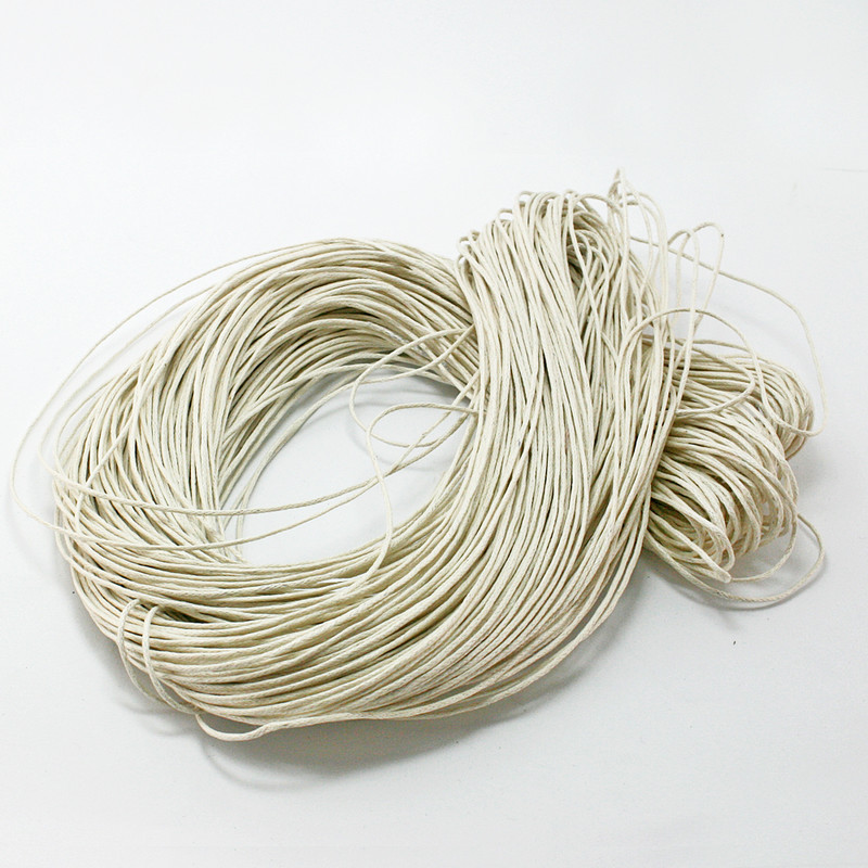 60 méter/tétel, 1 mm átmérőjű cérna pamut viaszos zsinór heveder nyaklánc kötél gyöngy ékszerleletek barkács karkötőhöz