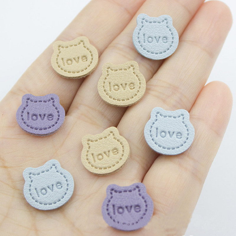 50 ks ručne vyrobených štítkov s láskou na oblečenie, ručne vyrobené štítky z PU kože, DIY, klobúky, tašky, šatky, šijacie štítky, odevné doplnky