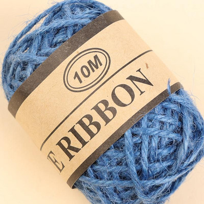 10 metara prirodnog višebojnog vintage užeta uzica užad vrpca od jute zanate šivanje DIY juta konoplja dekoracija za svatove