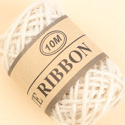 10 metara prirodnog višebojnog vintage užeta uzica užad vrpca od jute zanate šivanje DIY juta konoplja dekoracija za svatove