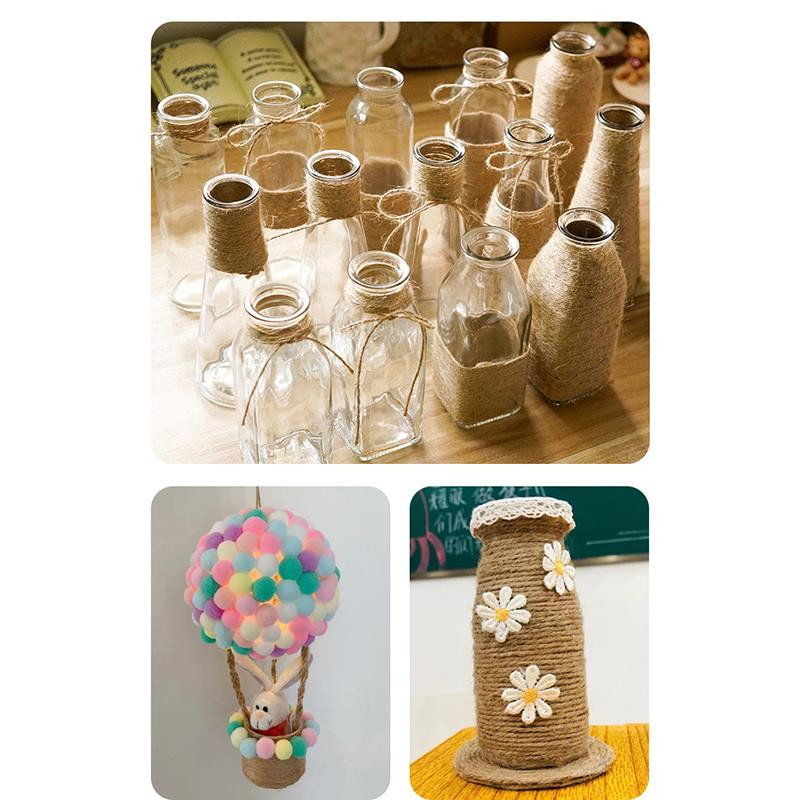 10 metara prirodnog višebojnog vintage užeta uzica užad vrpca od jute zanate šivanje DIY juta konoplja dekoracija za svatove