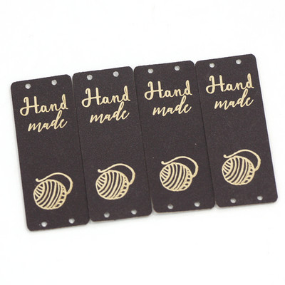 20kom Loptaste oznake za ručno izrađene etikete PU kožne oznake za odjeću 2x5CM ručno izrađene etikete DIY darovi Šeširi Torbe Materijal za šivanje