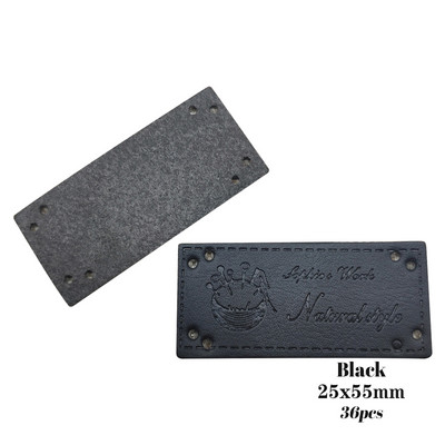 Kézimunka, kézzel készített bőr címkék ruházathoz Kézzel készített címke poggyászhoz Ajándékcímkék Kézimunka varrócédulák ruhákhoz