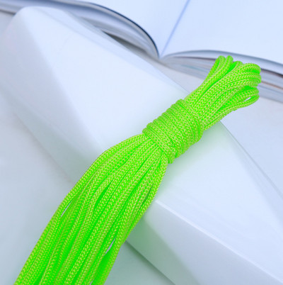 Nagykereskedelmi 15 méter átmérőjű, 2 mm-es szálmag Paracord karkötő zsinór Kemping kötél Ruhazsinór túlélő ejtőernyő zsinór