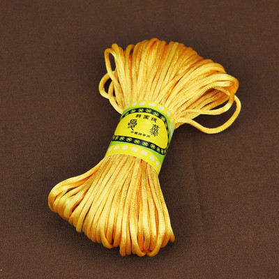 20 méteres 2 mm-es nejlon zsinórszál puha szatén kínai csomó makramé zsinór karkötő fonott húr barkács bojt gyöngyfűző cérna