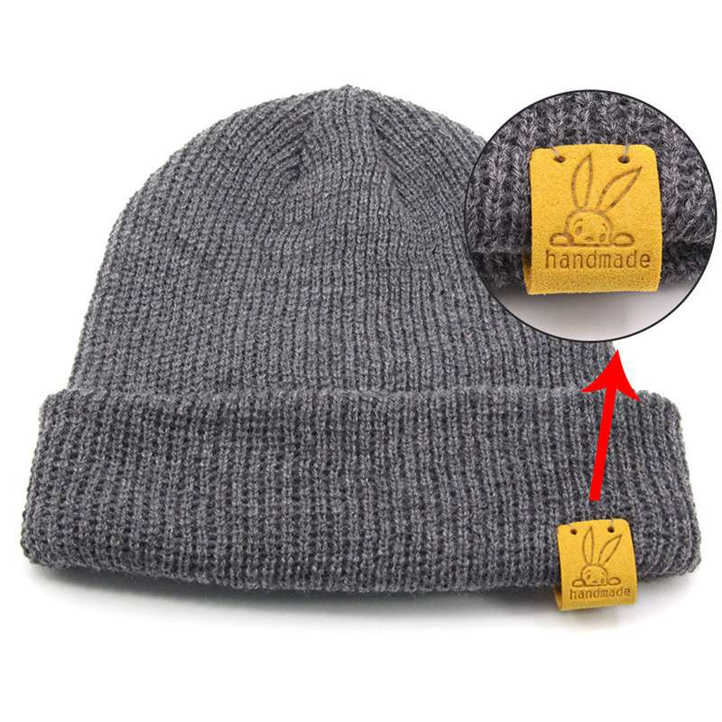 Címke Ruhakiegészítők 20db Aranyos Nyúlkalap Kötött Rajzfilm Kézzel