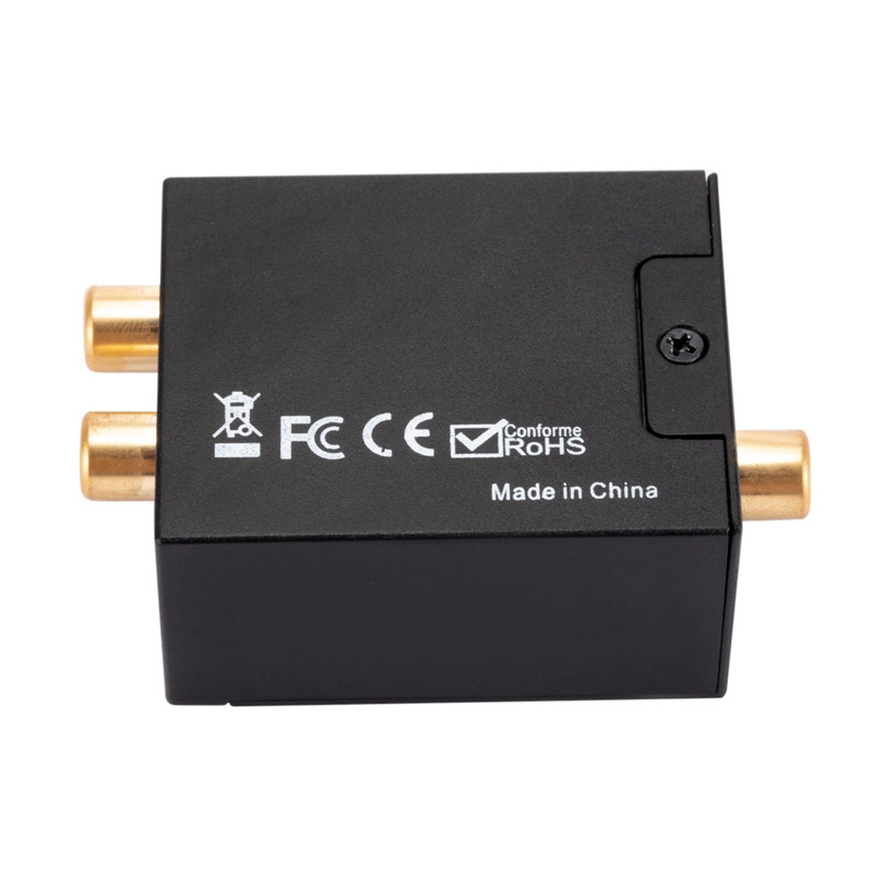 Ar Bluetooth saderīgs 5.0 ciparu uz analogo audio pārveidotājs TV šķiedras koaksiālā pārveide Analogā audio RL resursdatora USB kabeļa šķiedra