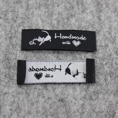 ingyenes szállítás nagykereskedelem kézzel készített címke/barkács ajándékcímke/ruházati szőtt címke/ruha főcímke/játékszövet címke 200 db egy csomó