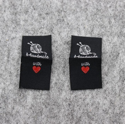 besplatna dostava veleprodajna ručno izrađena naljepnica/uradi sam darovna naljepnica/tkana naljepnica odjeće/glavna naljepnica odjevnog predmeta/naljepnica lutke/naljepnica na ovratniku 200 kom.