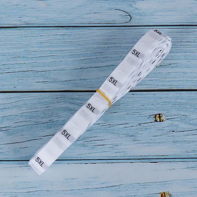 500 buc/lot număr de stoc XS SML XL etichete de îmbrăcăminte pentru haine pentru copii etichete de vârstă dimensiune înălțime etichete țesute pentru dimensiunea îmbrăcămintei