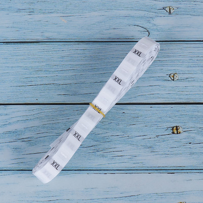 500 buc/lot număr de stoc XS SML XL etichete de îmbrăcăminte pentru haine pentru copii etichete de vârstă dimensiune înălțime etichete țesute pentru dimensiunea îmbrăcămintei