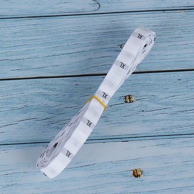 500 buc/lot număr de stoc XS SML XL etichete de îmbrăcăminte pentru haine pentru copii etichete de vârstă dimensiune înălțime etichete țesute pentru dimensiunea îmbrăcămintei