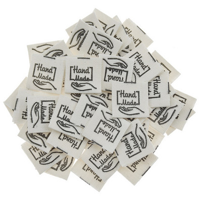 50 buc./lot etichete de pânză cu scrisori lucrate manual, pentru cusut, artizanat, articole de îmbrăcăminte, pantofi, accesorii pentru decorarea pălăriilor