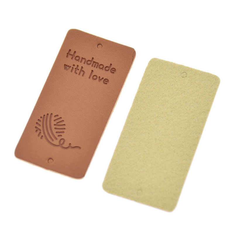 24 vnt. rankų darbo su meilės laiškais odinės etiketės Žymos Medžiagos, skirtos siuvimui pasidaryk pats, amatai Drabužių kepurė Priedai