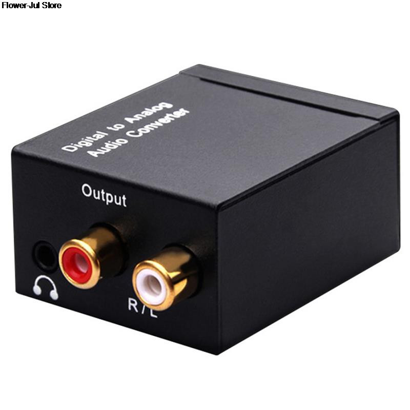 3,5 Mm ligzda koaksiālā optiskā šķiedra no ciparu uz analogo audio Aux Rca L/R pārveidotājs Spdif digitālā audio dekodera pastiprinātājs Protable