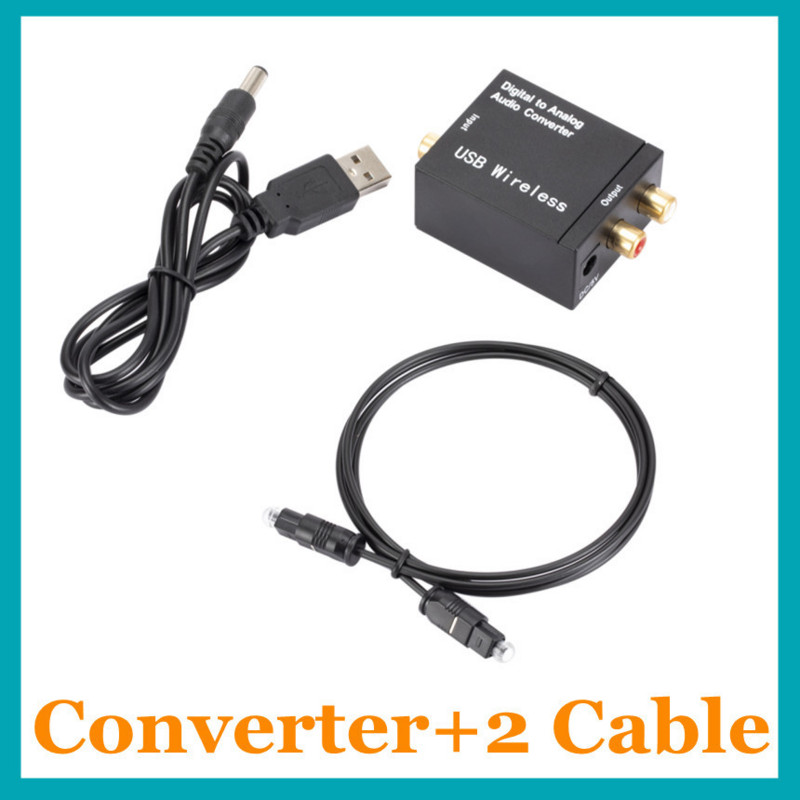 Digitalno-analogni audio konverter Podrška Bluetooth optičko vlakno Toslink koaksijalni signal na RCA R/L audio dekoder SPDIF DAC