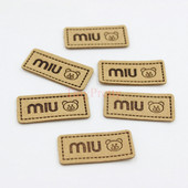 50 komada naljepnica s reljefnim medvjedom od meke umjetne kože Oznake odjeće Dodatak za dječje zimske rukavice, kape, heklane rukavice