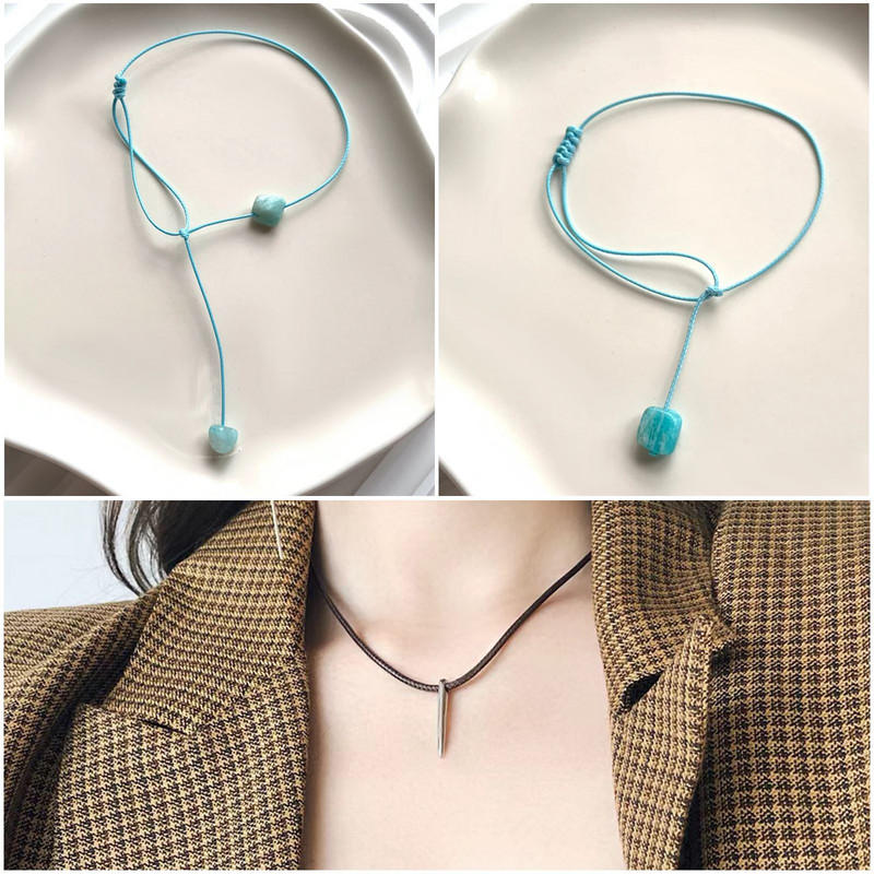 1,0 mm 10M voštana pamučna užad u boji užad kožna linija konac za nakit ogrlica remen žica narukvica privjesci izrada DIY