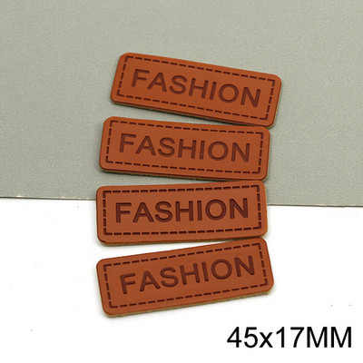 50 kom. Smeđe modne ručno izrađene etikete Oznake Mačka Ručno izrađene etikete Kožne oznake za odjeću Šeširi Šivanje rukotvorina Dodaci za odjeću