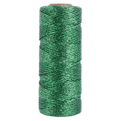 Sforie de bumbac Decor macrame Snur de ambalare Artizanat pentru Naștere Coarda de bumbac Ață de dantelă Funie metalică decorativă