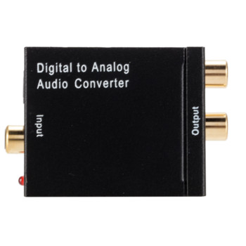 DAC ψηφιακό σε αναλογικό ήχο μετατροπέα οπτικών ινών ομοαξονικό σήμα σε αναλογικό DAC Spdif Stereo 3,5mm Jack 2*RCA Αποκωδικοποιητής ενισχυτής