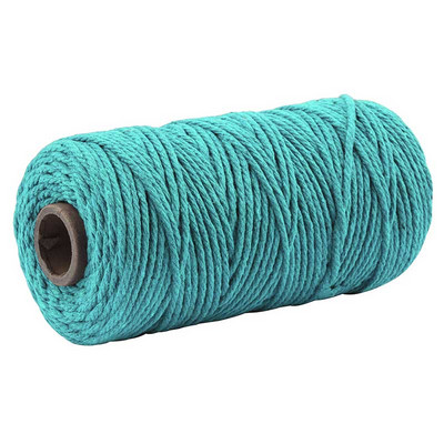2MM X 100m pamutzsinór színes csavart kötél makramé fonal barkácsoláshoz, falvédők, akasztók, makramé tartozékok