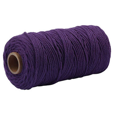 2MM X 100m pamutzsinór színes csavart kötél makramé fonal barkácsoláshoz, falvédők, akasztók, makramé tartozékok