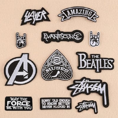 12Pcs Ručno izrađene naljepnice za odjeću izrađene s pamučnim oznakama Ručno izrađene naljepnice za Diy kape Oznake za pletenje Dodaci za šivanje