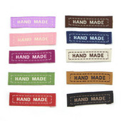 50 kom/lot Etikete za odjeću Ručno izrađene oznake za odjeću Tkane etikete Prilagođene oznake za šivanje za pribor za ručni rad 21062701