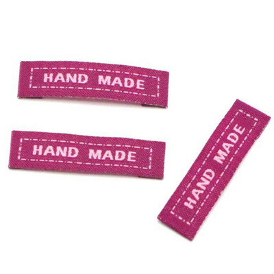 50 kom/lot Etikete za odjeću Ručno izrađene oznake za odjeću Tkane etikete Prilagođene oznake za šivanje za pribor za ručni rad 21062701