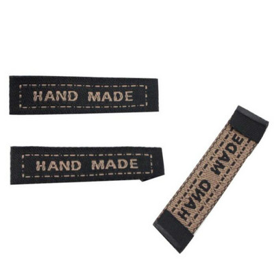 50 kom/lot Etikete za odjeću Ručno izrađene oznake za odjeću Tkane etikete Prilagođene oznake za šivanje za pribor za ručni rad 21062701