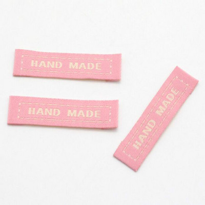 50 kom/lot Etikete za odjeću Ručno izrađene oznake za odjeću Tkane etikete Prilagođene oznake za šivanje za pribor za ručni rad 21062701