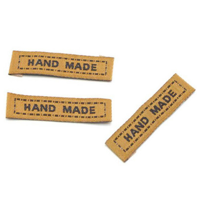 50 kom/lot Etikete za odjeću Ručno izrađene oznake za odjeću Tkane etikete Prilagođene oznake za šivanje za pribor za ručni rad 21062701