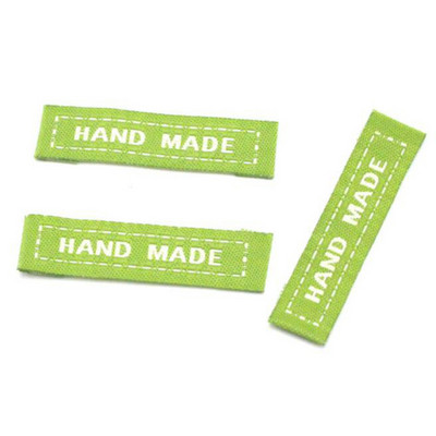 50 kom/lot Etikete za odjeću Ručno izrađene oznake za odjeću Tkane etikete Prilagođene oznake za šivanje za pribor za ručni rad 21062701