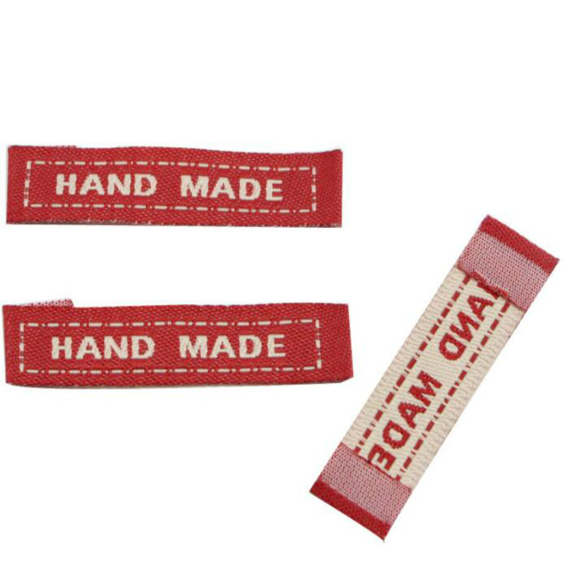 50 kom/lot Etikete za odjeću Ručno izrađene oznake za odjeću Tkane etikete Prilagođene oznake za šivanje za pribor za ručni rad 21062701