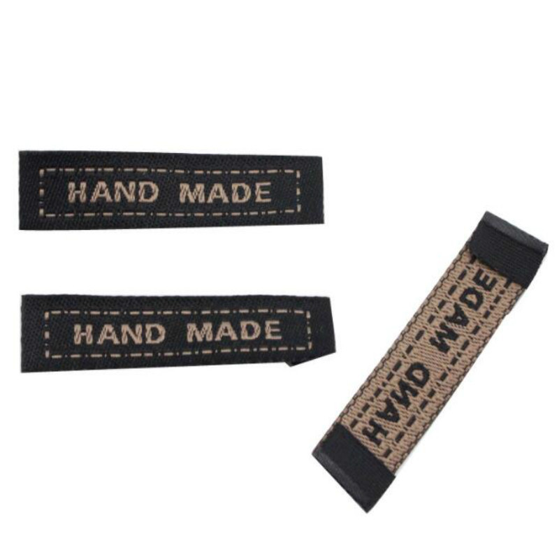 50 kom/lot Etikete za odjeću Ručno izrađene oznake za odjeću Tkane etikete Prilagođene oznake za šivanje za pribor za ručni rad 21062701