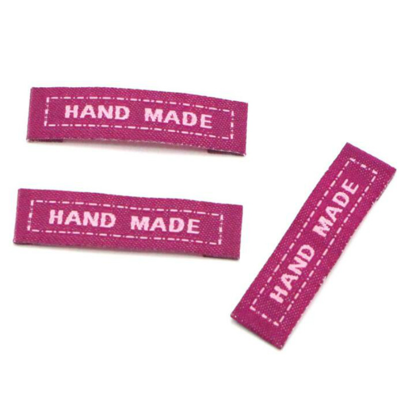 50 kom/lot Etikete za odjeću Ručno izrađene oznake za odjeću Tkane etikete Prilagođene oznake za šivanje za pribor za ručni rad 21062701